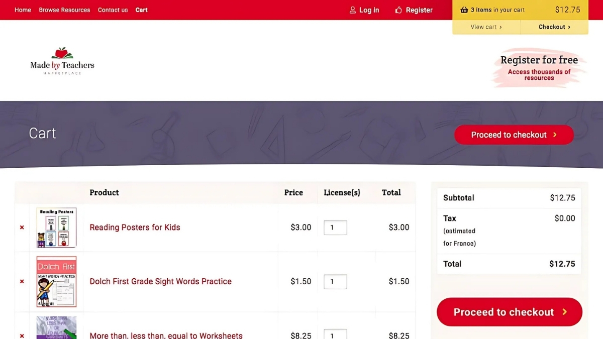 Sell Digital Resources on Made by Teachers