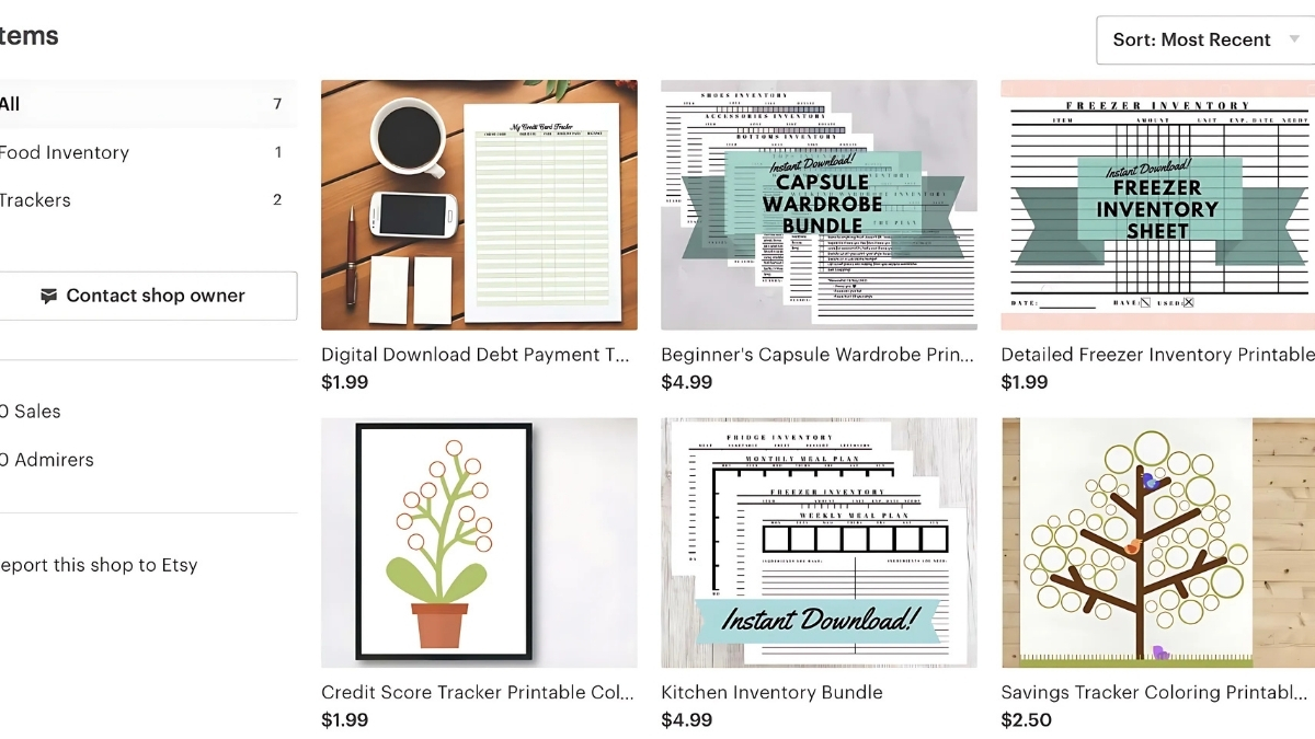 Sell Printables on Etsy
