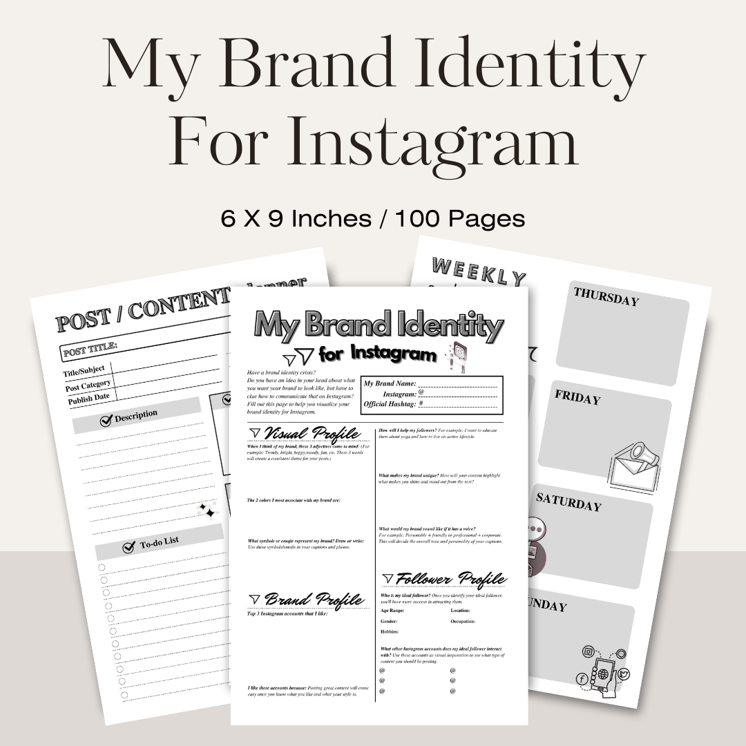 My Brand Identity for Instagram Planner