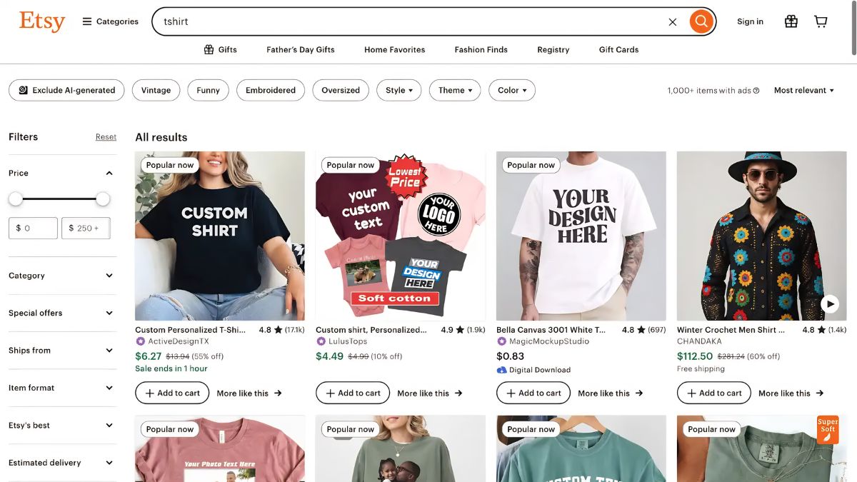 How to Sell Print on Demand T-Shirts on Etsy: A Complete Beginner's Guide