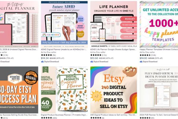 How to Sell Digital Planners on Etsy